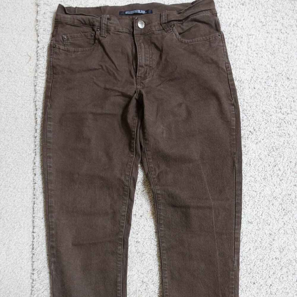 Carbon Black Jeans Brown Men's Size 32x33